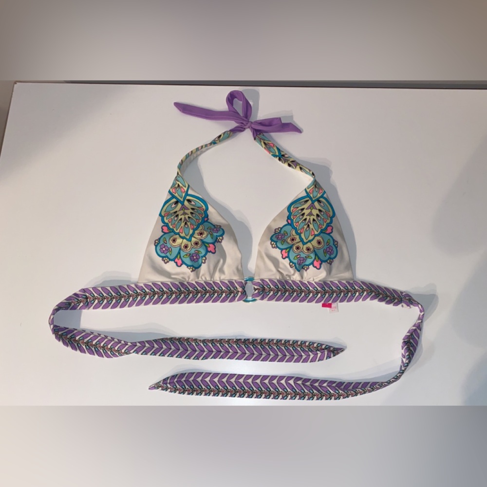 Victoria’s Secret Peacock pattern bikini top